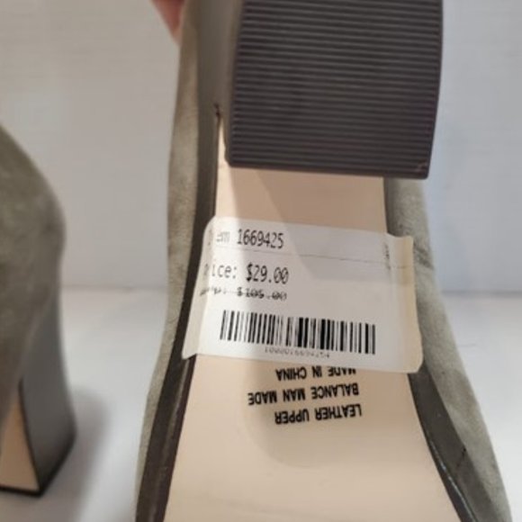 NEW Seychelles Suede Tokyo Platform Pump Heels in Taupe - Size 8 - Picture 12 of 16